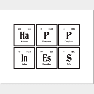 Happiness | Periodic Table of Elements Posters and Art